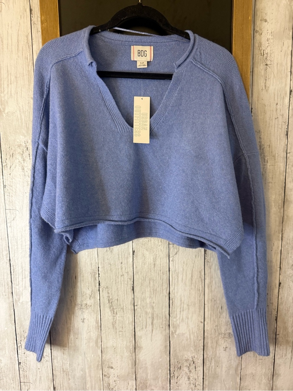 BDG Urban Outfitters New cropped blue sweater